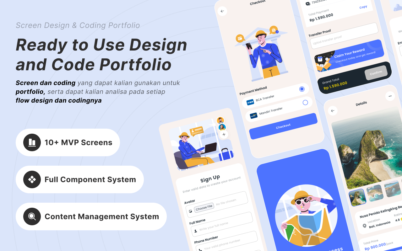 Foto kelas Complete UI Designer : User Flow, Visual Design, Prototype